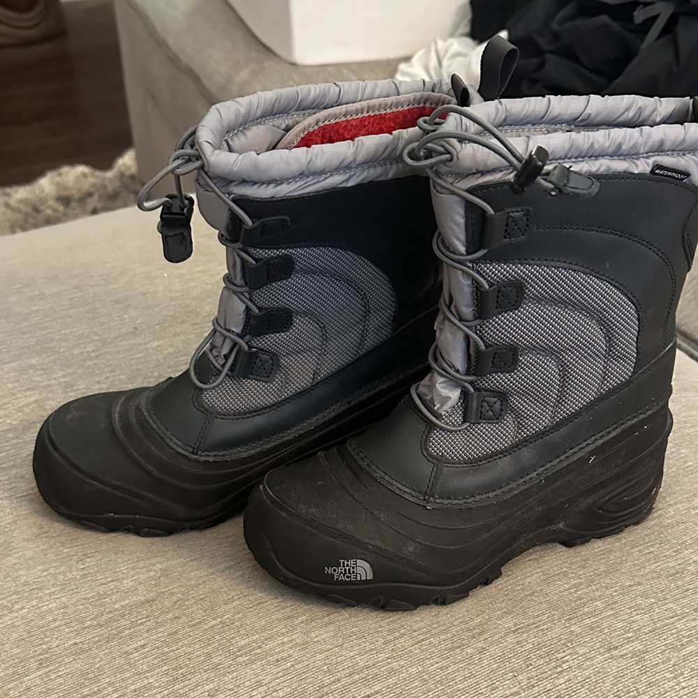 The North Face Black and Gray Snow Boots